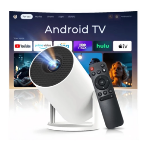 Projetor HY300 Original Portátil Smart Android 11 4K Ultra HD HDMI Wifi Bluetooth Alto Falante Embutido